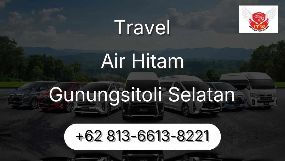Travel Air Hitam Gunungsitoli Selatan