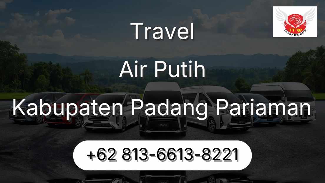 Travel Air Putih Kabupaten Padang Pariaman