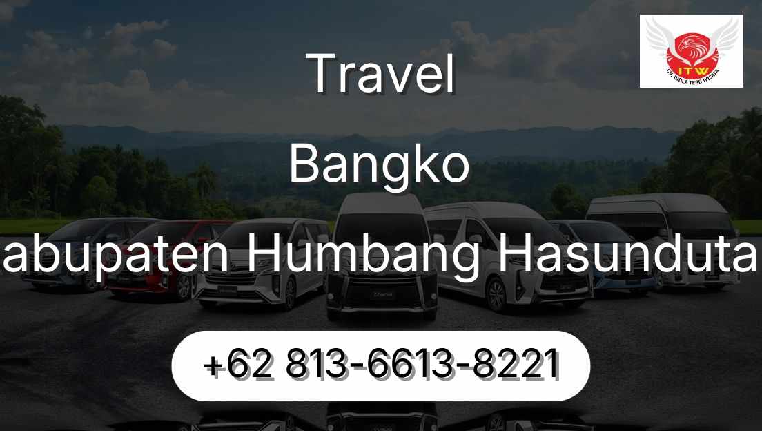 Travel Bangko Kabupaten Humbang Hasundutan