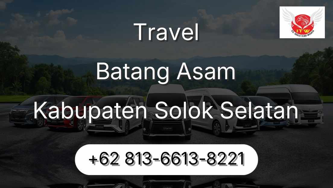 Travel Batang Asam Kabupaten Solok Selatan