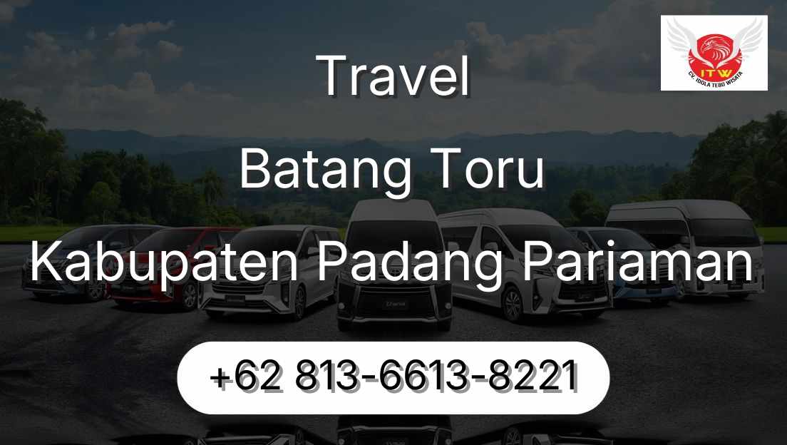 Travel Batang Toru Kabupaten Padang Pariaman