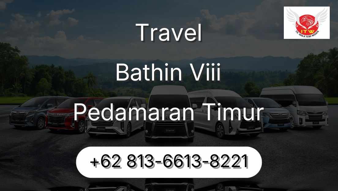 Travel Bathin Viii Pedamaran Timur