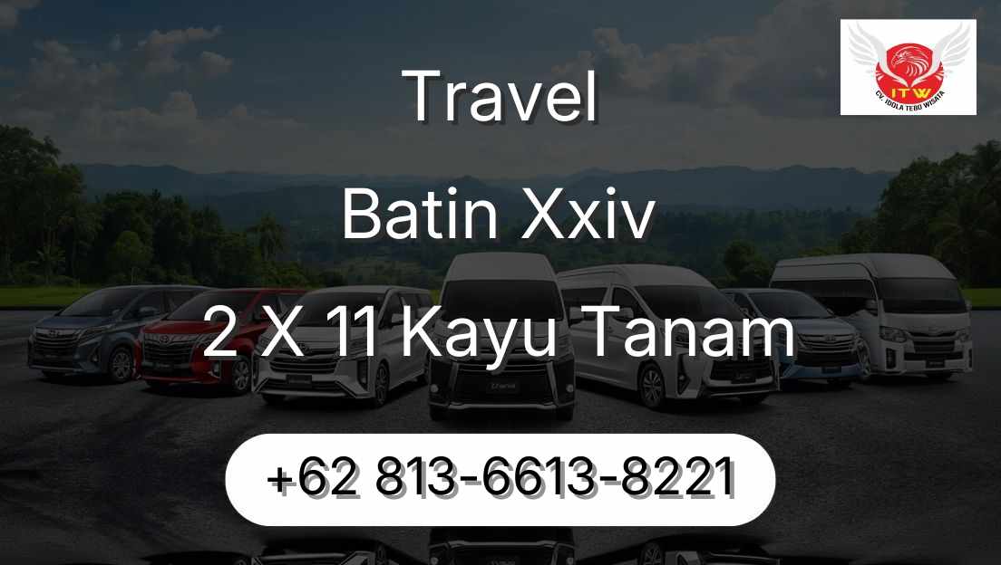 Travel Batin Xxiv 2 X 11 Kayu Tanam