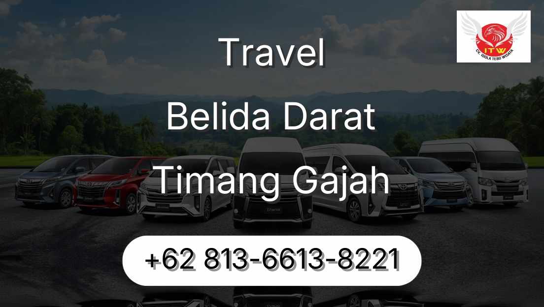 Travel Belida Darat Timang Gajah