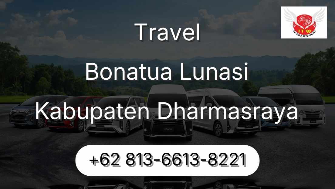 Travel Bonatua Lunasi Kabupaten Dharmasraya