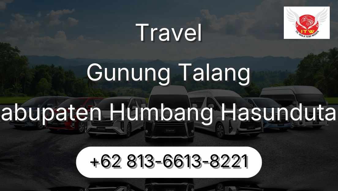 Travel Gunung Talang Kabupaten Humbang Hasundutan