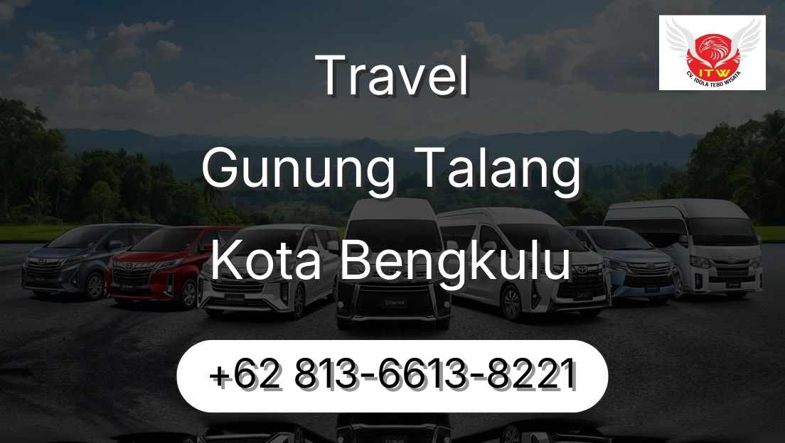 Travel Gunung Talang Kota Bengkulu