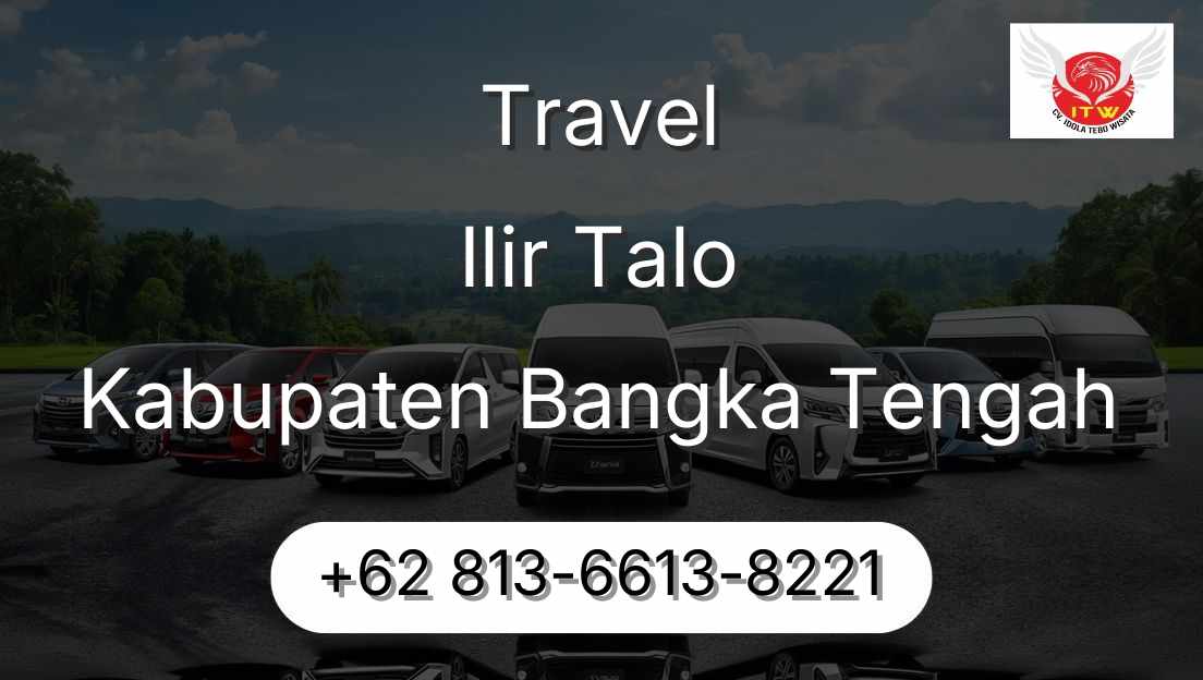 Travel Ilir Talo Kabupaten Bangka Tengah