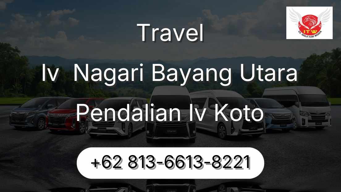 Travel Iv  Nagari Bayang Utara Pendalian Iv Koto