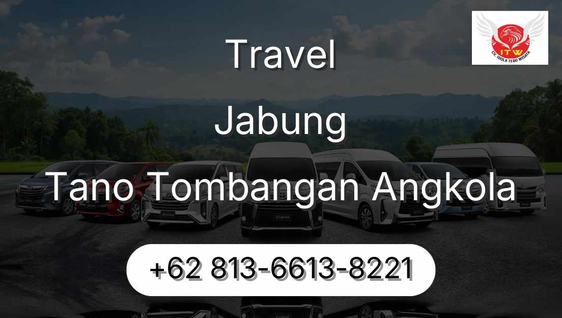 Travel Jabung Tano Tombangan Angkola