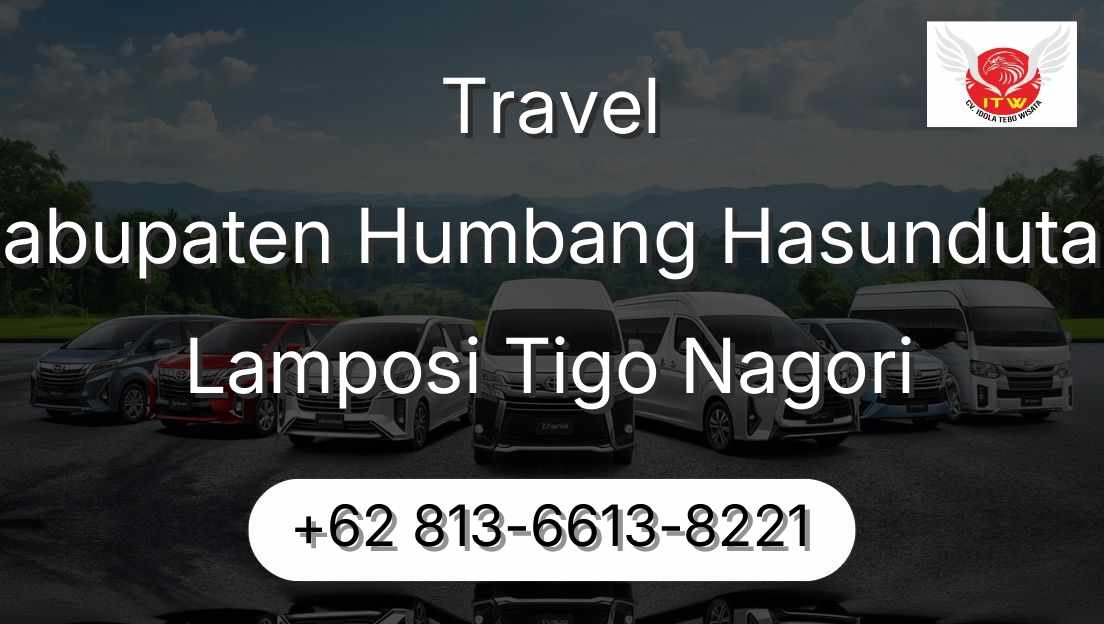 Travel Kabupaten Humbang Hasundutan Lamposi Tigo Nagori