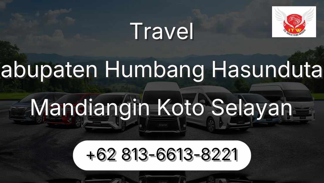 Travel Kabupaten Humbang Hasundutan Mandiangin Koto Selayan