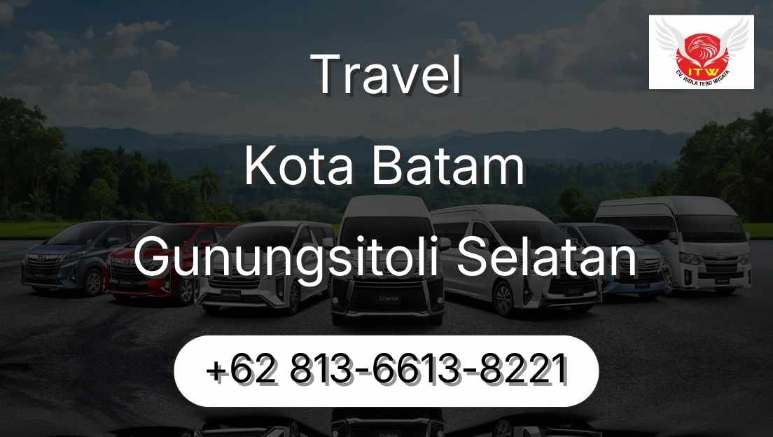 Travel Kota Batam Gunungsitoli Selatan