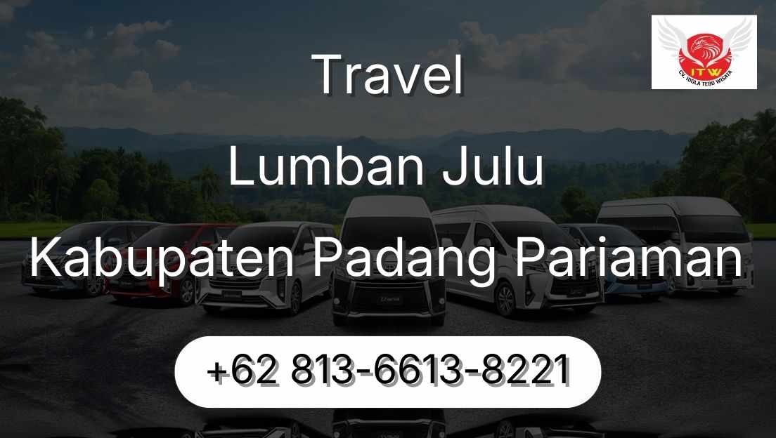 Travel Lumban Julu Kabupaten Padang Pariaman