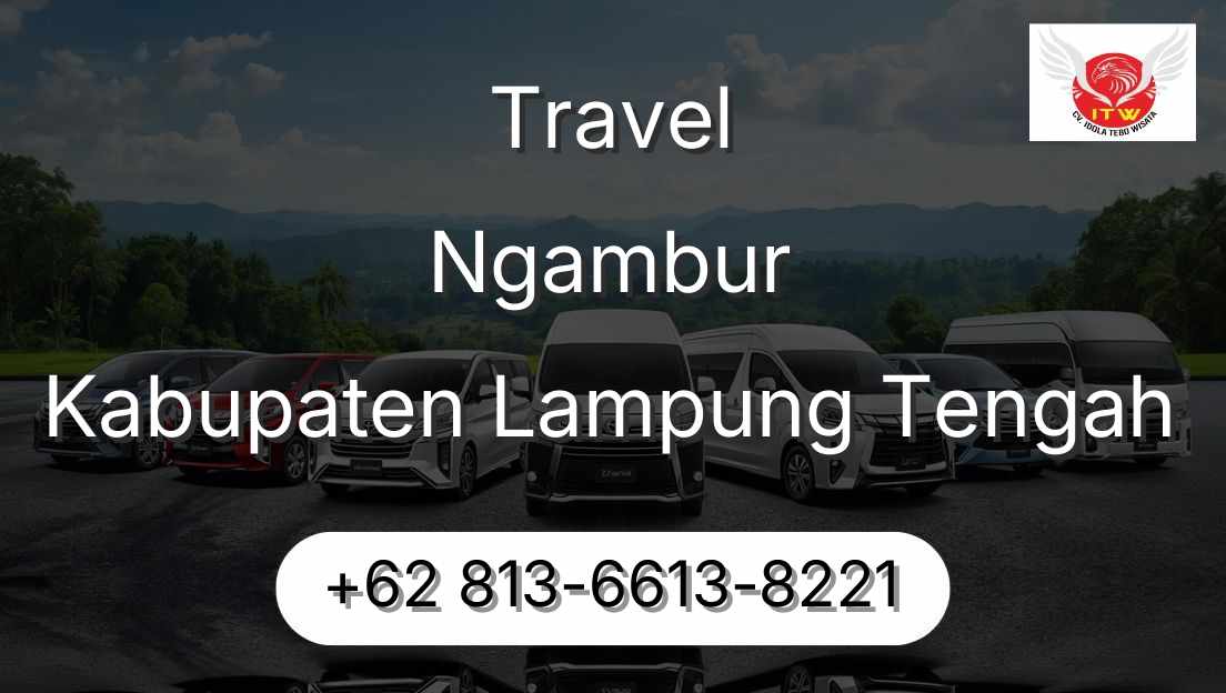 Travel Ngambur Kabupaten Lampung Tengah