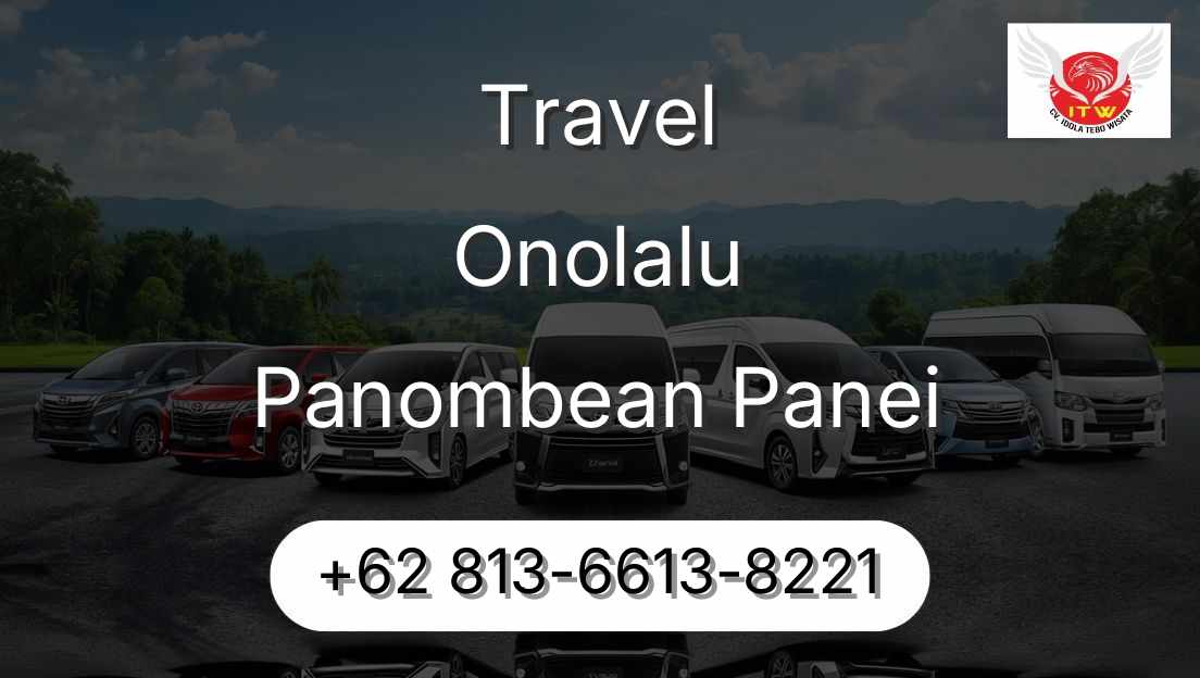 Travel Onolalu Panombean Panei