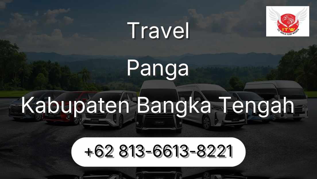 Travel Panga Kabupaten Bangka Tengah