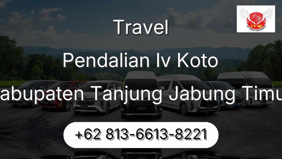 Travel Pendalian Iv Koto Kabupaten Tanjung Jabung Timur