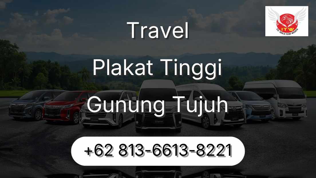 Travel Plakat Tinggi Gunung Tujuh