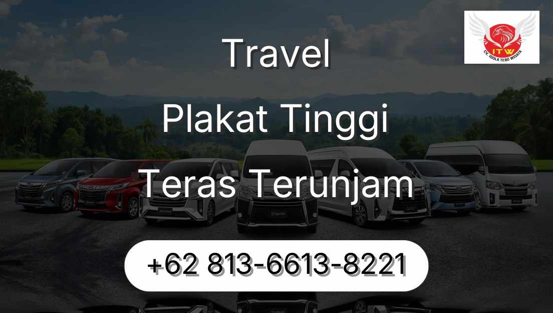 Travel Plakat Tinggi Teras Terunjam