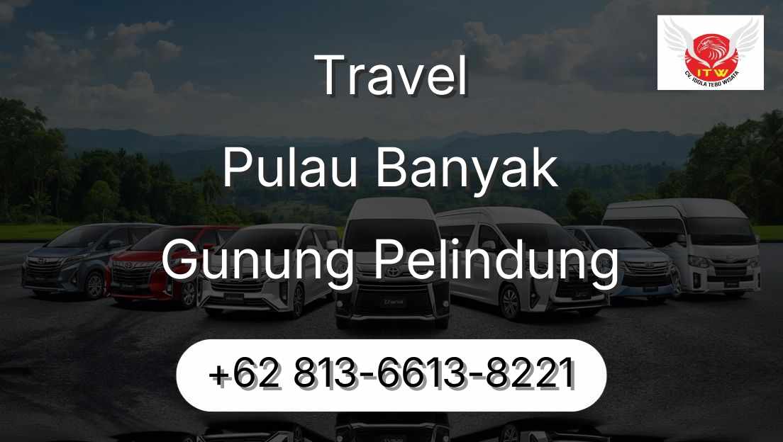Travel Pulau Banyak Gunung Pelindung