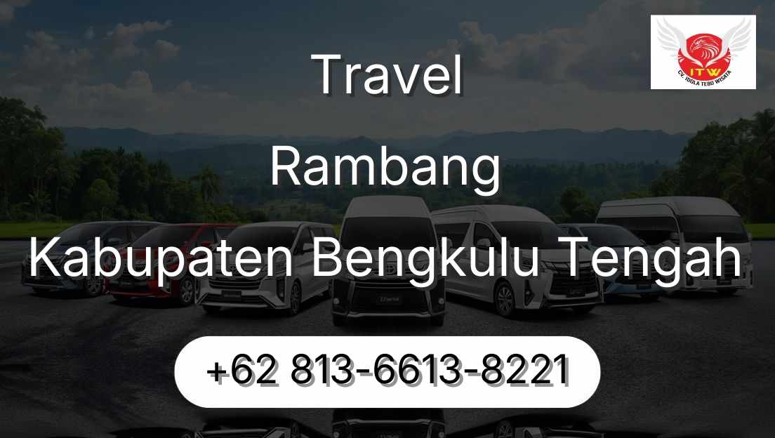 Travel Rambang Kabupaten Bengkulu Tengah