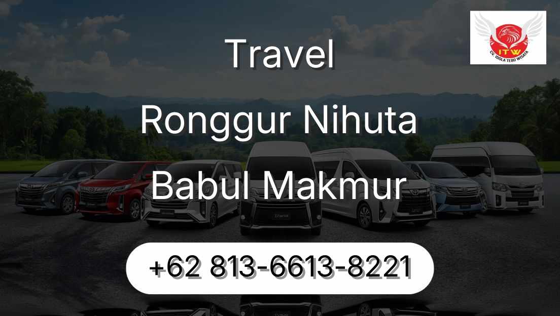Travel Ronggur Nihuta Babul Makmur