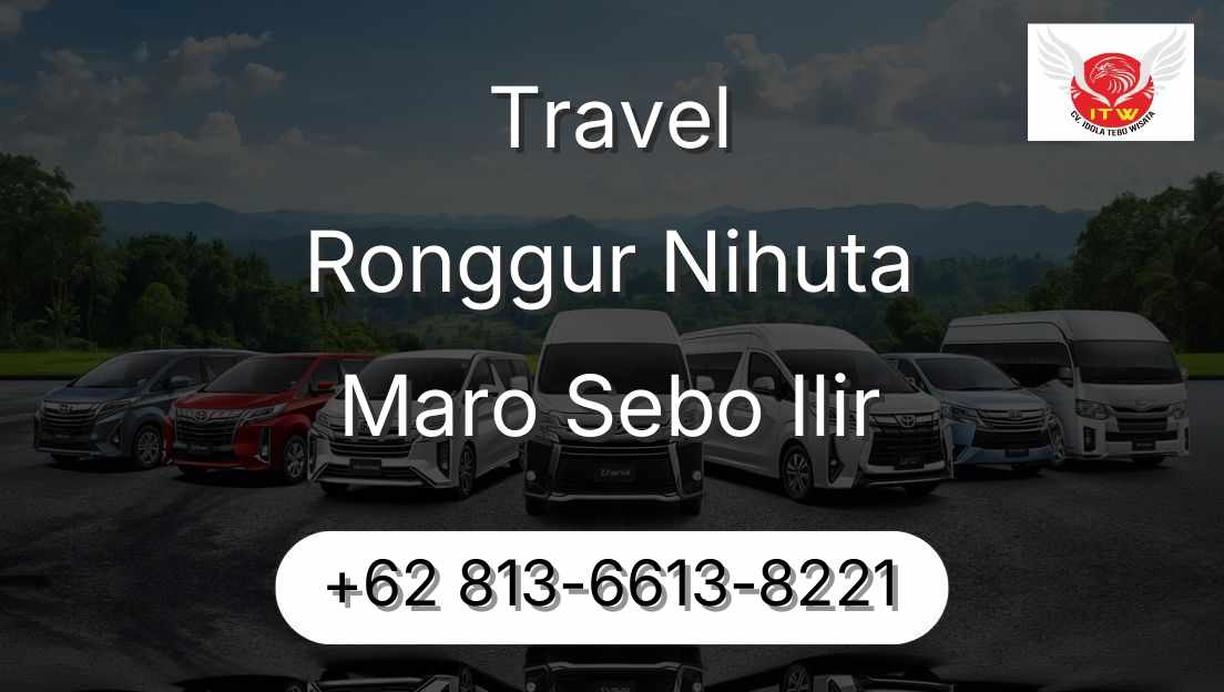 Travel Ronggur Nihuta Maro Sebo Ilir