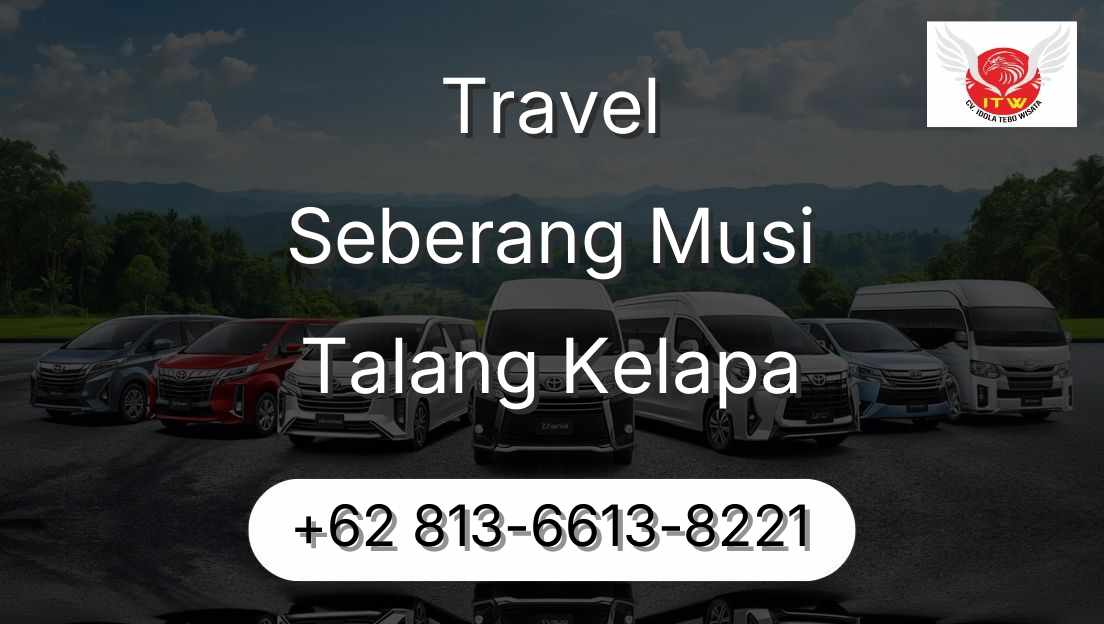Travel Seberang Musi Talang Kelapa
