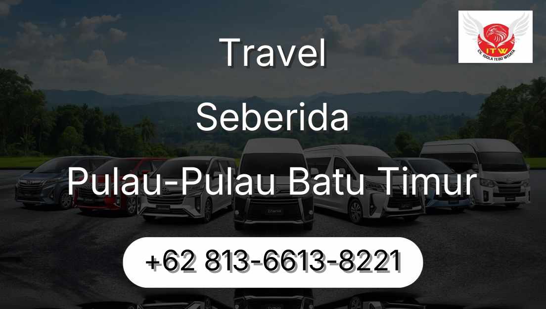 Travel Seberida Pulau-Pulau Batu Timur