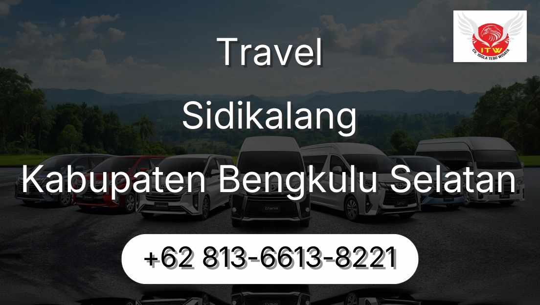 Travel Sidikalang Kabupaten Bengkulu Selatan