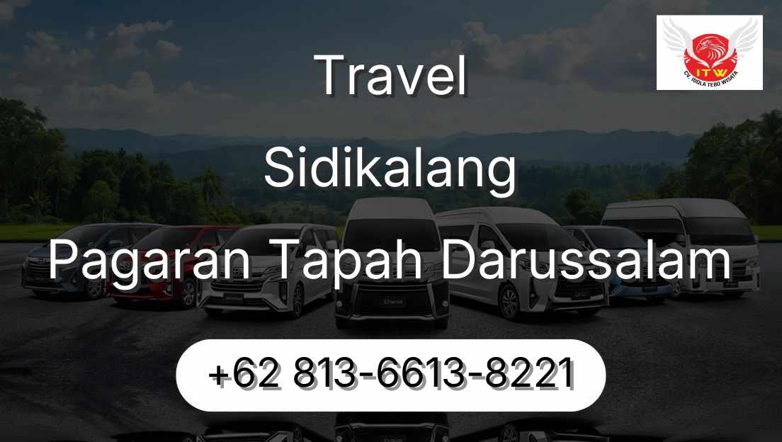 Travel Sidikalang Pagaran Tapah Darussalam