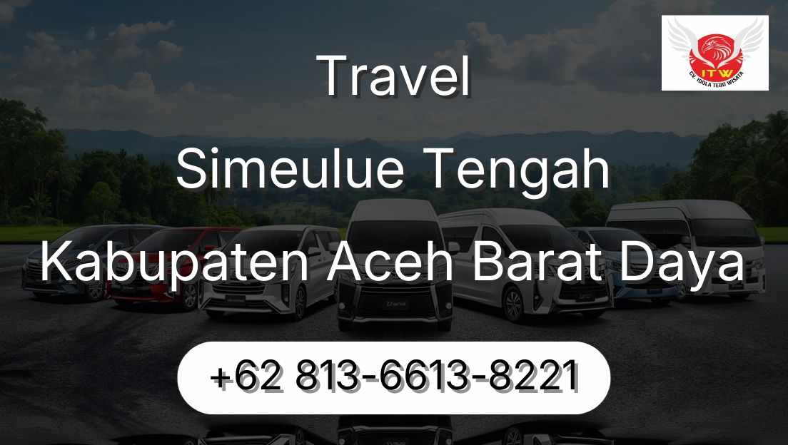 Travel Simeulue Tengah Kabupaten Aceh Barat Daya