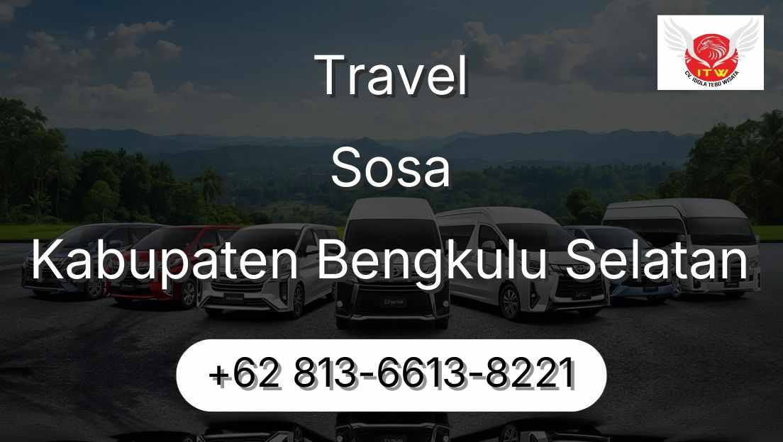 Travel Sosa Kabupaten Bengkulu Selatan