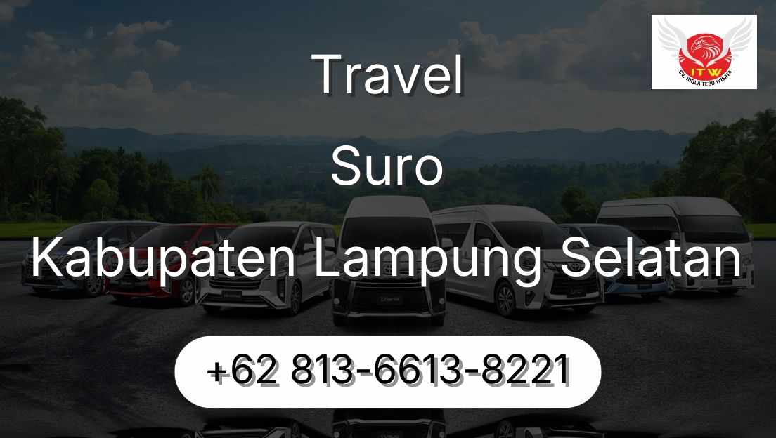 Travel Suro Kabupaten Lampung Selatan