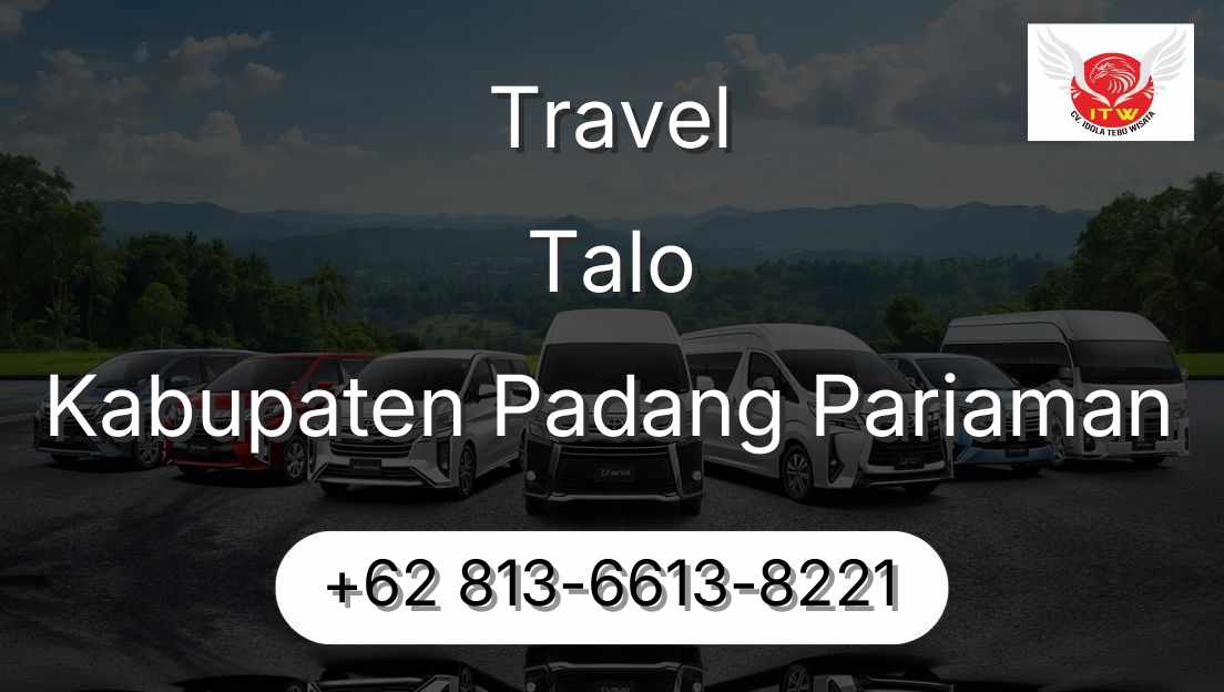 Travel Talo Kabupaten Padang Pariaman