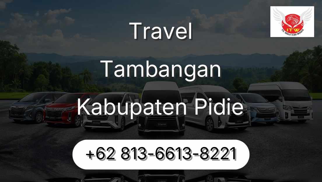 Travel Tambangan Kabupaten Pidie