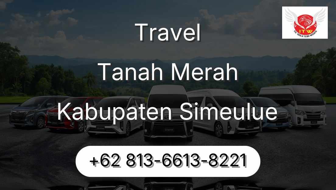 Travel Tanah Merah Kabupaten Simeulue