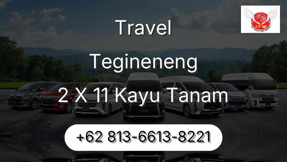 Travel Tegineneng 2 X 11 Kayu Tanam