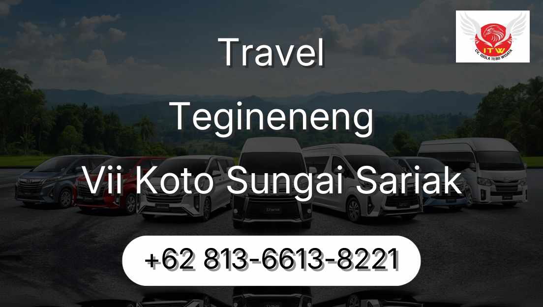 Travel Tegineneng Vii Koto Sungai Sariak