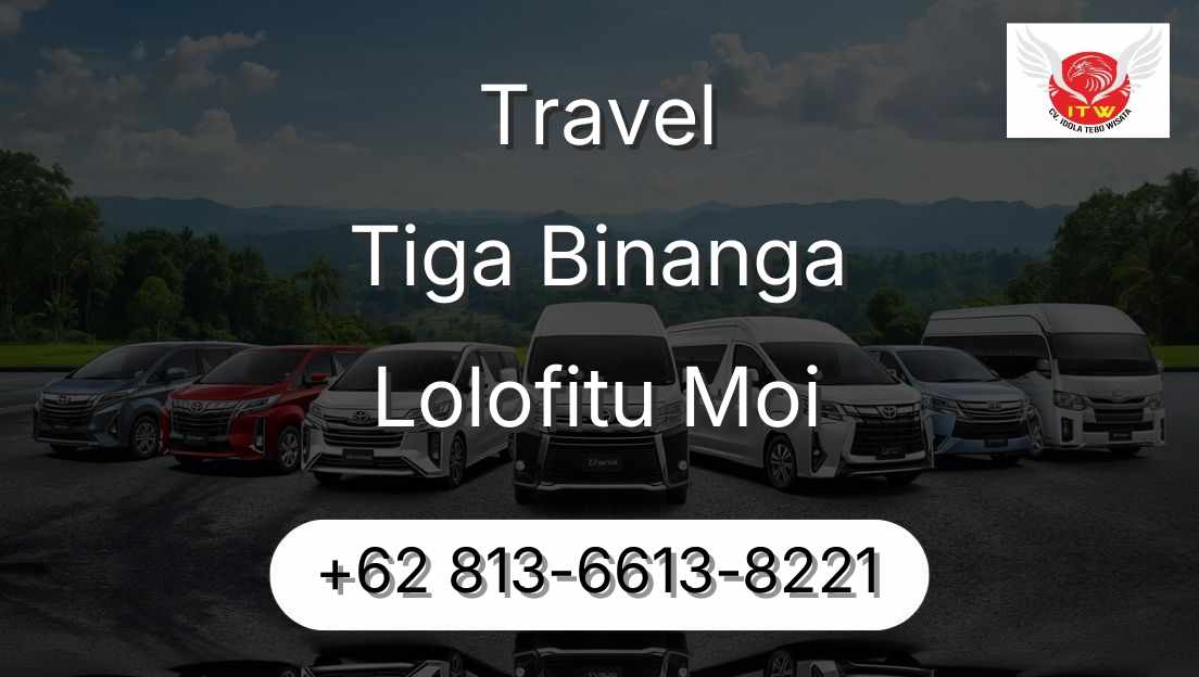 Travel Tiga Binanga Lolofitu Moi