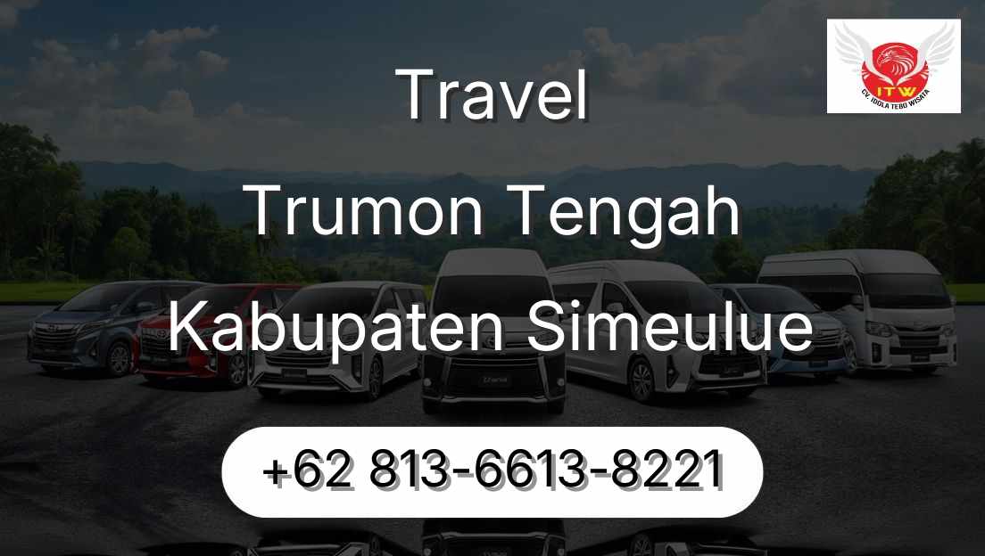 Travel Trumon Tengah Kabupaten Simeulue