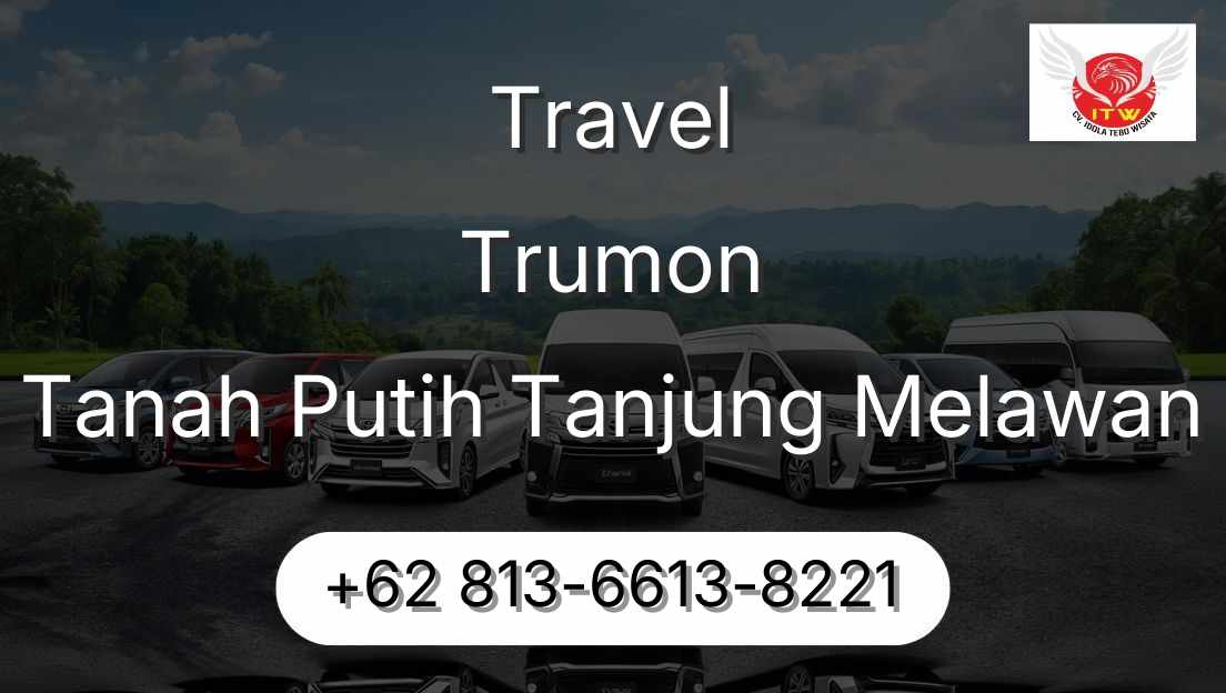 Travel Trumon Tanah Putih Tanjung Melawan