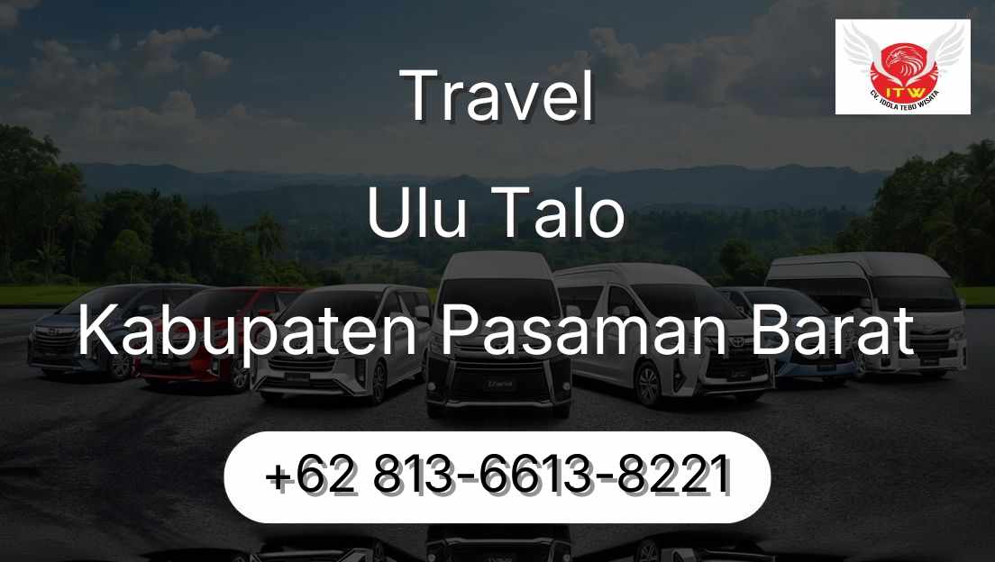 Travel Ulu Talo Kabupaten Pasaman Barat